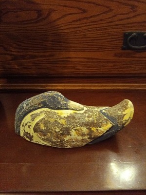 Phillipines Vintage Wooden Duck Decoy Mallard Duck Vintage 
