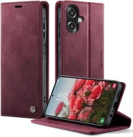 HandyhüLle Samsung Galaxy A07 KlapphüLle Leder Rfid SchutzhüLle Faltbar Mit