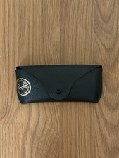 Ray-Ban Black Leather Sunglasses Case Case Only