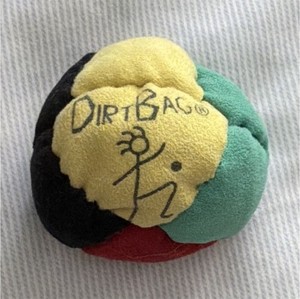 DirtBag Footbag Hacky Sack Small Multicolor Ball BRAND NEW