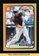 2020 Topps Total Gold 1/1 Victor Reyes #298 READ i4d