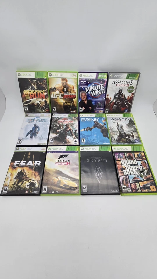 Lote de 12 Videojuegos Xbox 360 Incluye Fear Need For Speed Dead Island Ufc Gta Foto 3 de 4