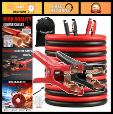 16ft 6 Gauge Heavy Duty Jumper Cables - Car Booster Jumping Wires Emergency Sta 16ft 6 Gauge Heavy Duty Jumper Cables - Car Booster Jumping Wires Emergency Sta