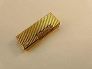 VINTAGE DUNHILL ROLLAGAS GOLD PLATED CIGARETTE LIGHTER GWO