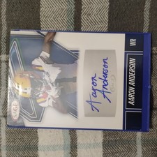 2026 SAGE Aaron Anderson Rookie Auto Autograph Browns Card !!!. rookie card picture