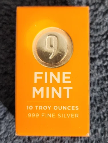 10 oz Silver Bar - 9Fine Mint