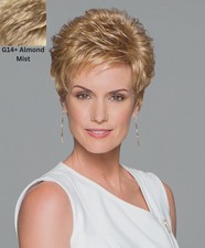 Eva Gabor Aspire Layered Pixie Comfort Cap Wig G14+ Almond Mist