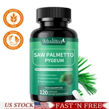 Saw Palmetto Capsules|Premium Prostate Health| Support Supplement for Men Health