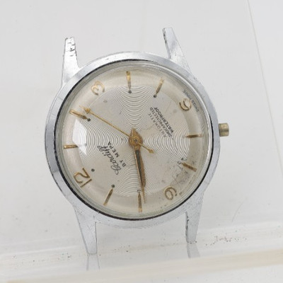 CARDIFF BY MEPA SWISS AUTOMATIC WRIST WATCH 33mm 17mm LUG FOR REPAIR (DB)