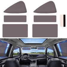  Static Cling Car Window Shades 6PCS - Sun Blocker for Car Windows Baby - 