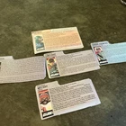 5 Vintage Gi Joe Arah 3.75 Action Figure File Card Lot Heavy Metal, Low Light