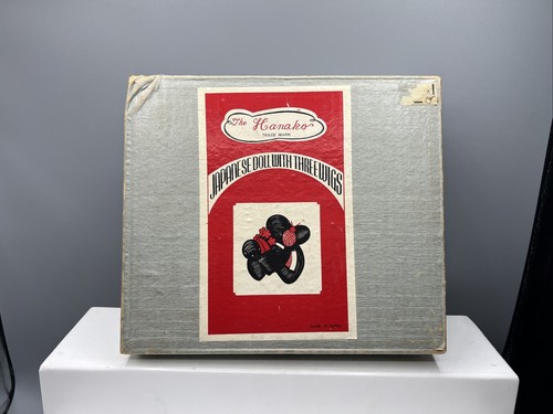 Vintage Hanako japanische Puppe mit 3 Perücken Ständer Regenschirm & Tasche - Bild 13 von 19