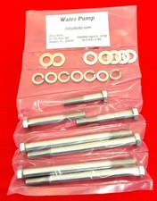 1970 Up Sbm Small Block Mopar Water Pump Stainless Bolts Kit 273 318 340 360