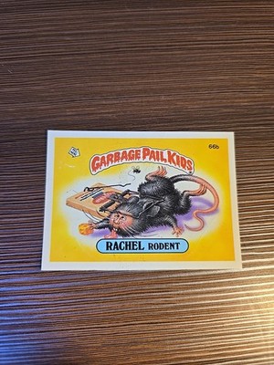 66b Rachel Rodent Glossy MIKE back GPK 1985 Topps Garbage Pail Kids Series OS2