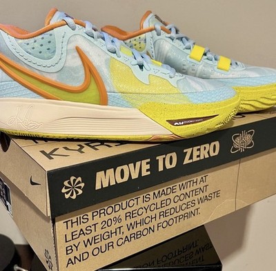 Nike Kyrie 8 Eagle Glacier Blue Yellow Strike Basketball Shoes