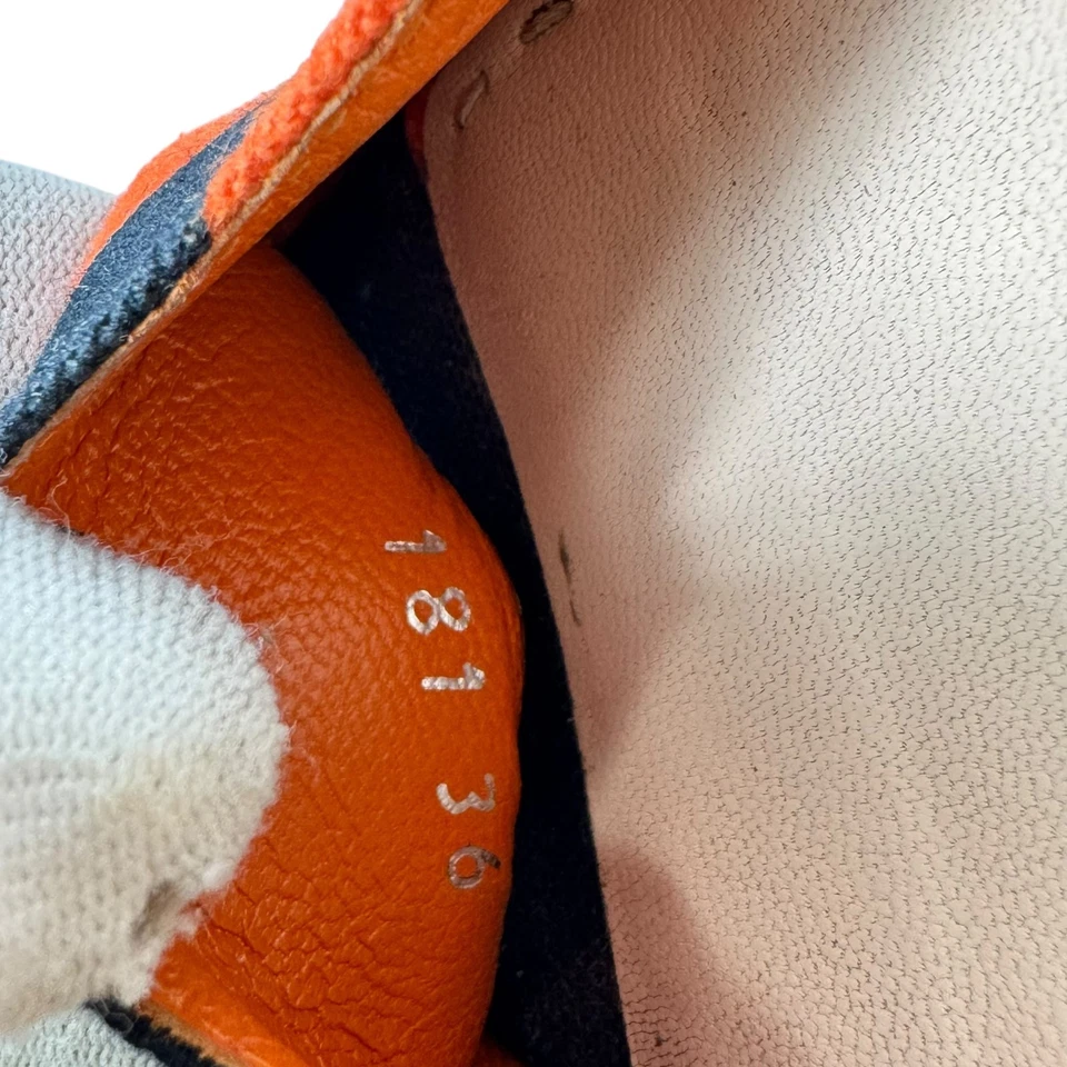 PRADA 2011 Plataforma Alpargata Creeper Sandalias Naranja Multi Marcado como 36-6 EE. UU. Foto 3 de 4