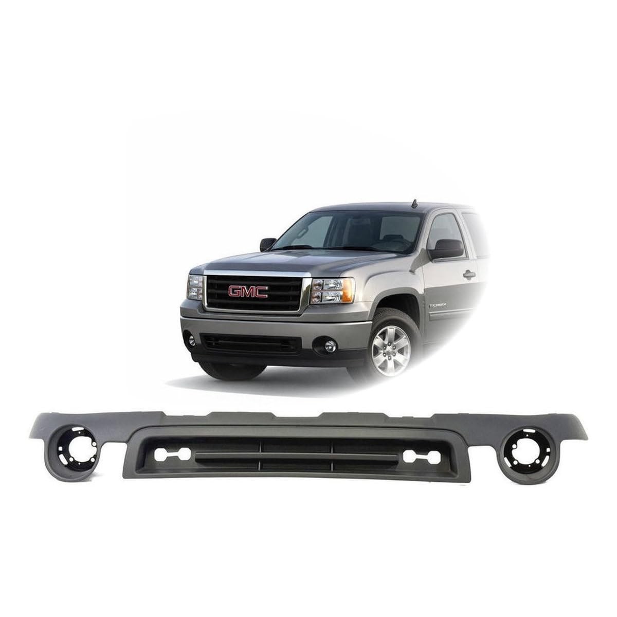 Compatible with GMC Sierra 1500 2007–2013 Front Bumper Cover