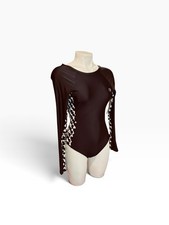 Women's Ocean Pacific One Piece Swimsuit Size S Black White