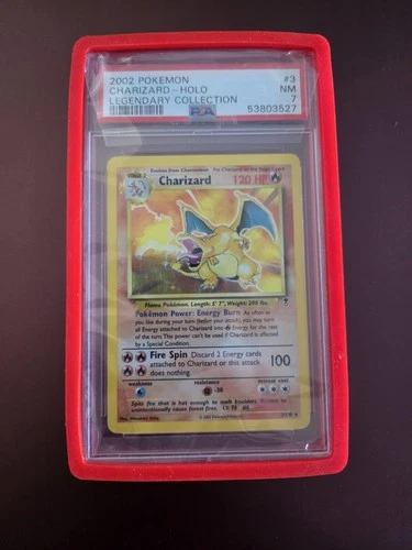 Pokémon Charizard 3/110 Legendary Collection Holo Rare PSA 7 2002