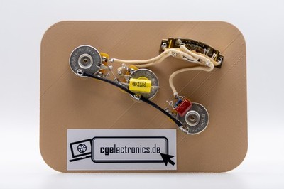 Humbucker Version ''Strat'' Wiring Schaltung US/MEX - prewired kit (HH oder HSH)