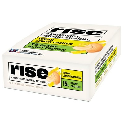 Rise Pea Protein Bar - Vegan Lemon Cashew | Breakfast Bar & Protein Snack 15g...