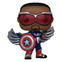 Captain America Brave New World Pop! Movies Vinyl Figur Captain America 9 Cm