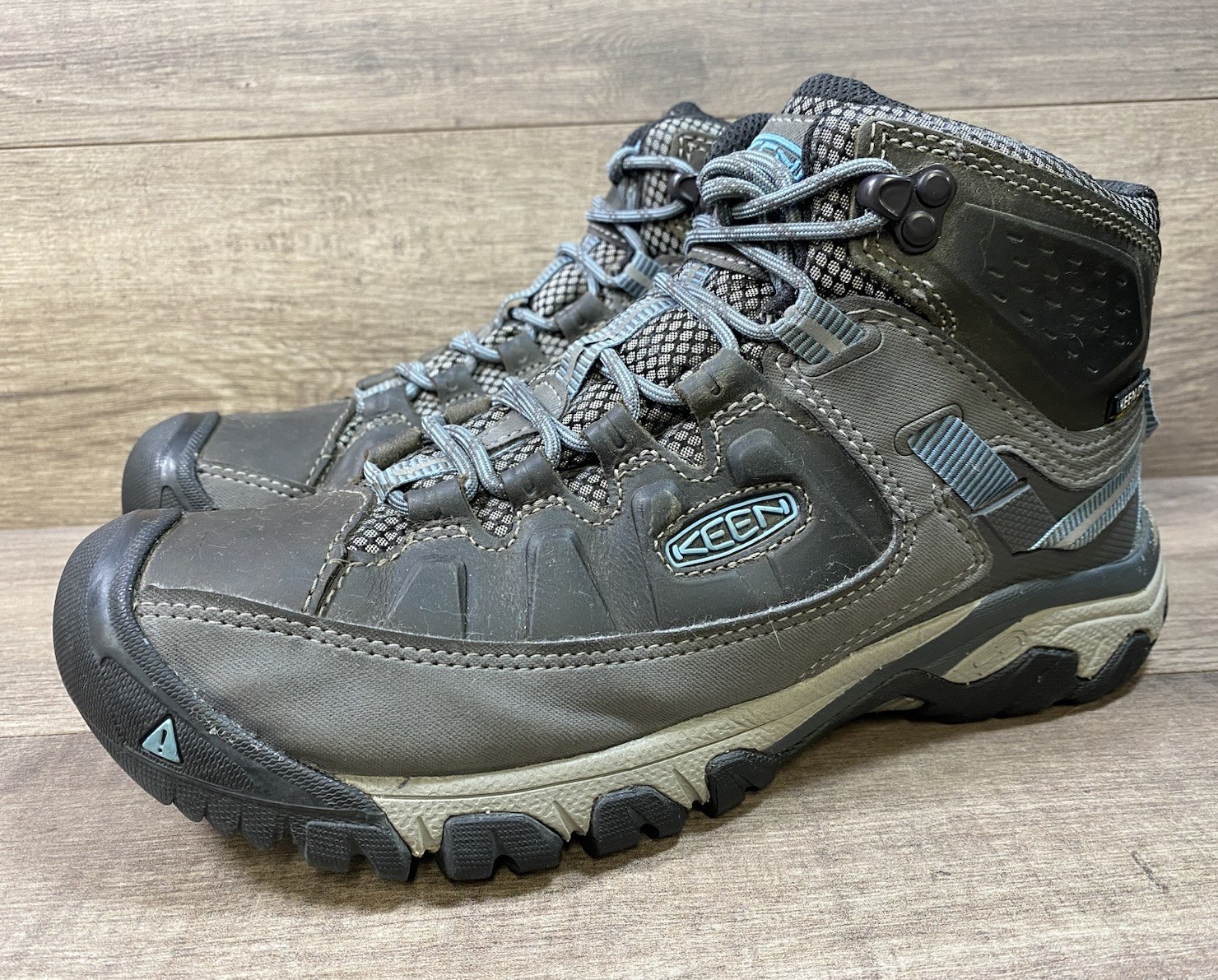 Stivali Keen impermeabili Keen.dry escursionismo passeggio pelle grigia donna taglia 9