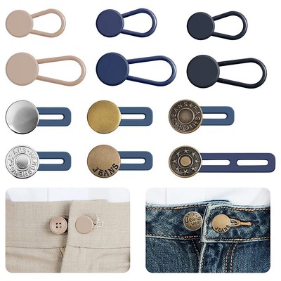 Estensori Elastico Per Vita Pantaloni - 8 Pezzi Regolabili Con Bottoni Per Jeans, Uomo E Donna, Adatti In Gravidanza - 5