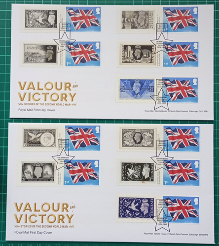 Europhilex 2025 Valour & Victory -Victory Stamps 1946 Smiler SPALDING Date Error