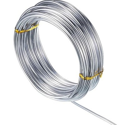 2mm Thick Flexible Copper Aluminum Wire for DIY Crafts (33ft)
