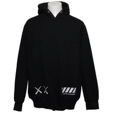 Off, Kapuzenpullover, Größe: XL, OMGA133E20FAB001, Schwarz/Weiß, Baumwolle #7xZ