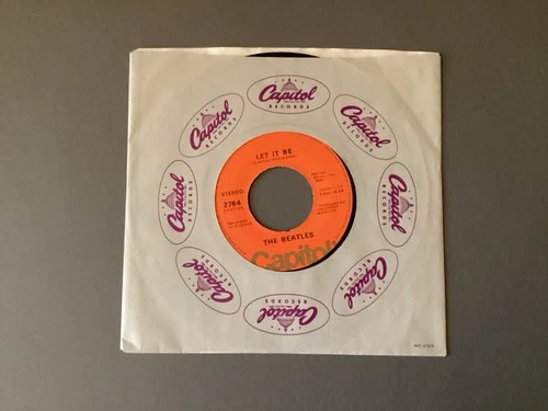 Beatles - Let It Be/You Know My Name Vinyl 45 - Mono/Stereo  1976 Capitol - New