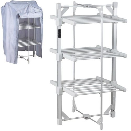 3 Tier Heated Airer  - Indoor Heated Airer - Speeds Up Drying