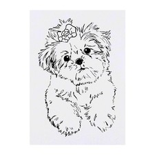 'Shih Tzu Puppy' Temporary Tattoos / Transfers TO00035800 