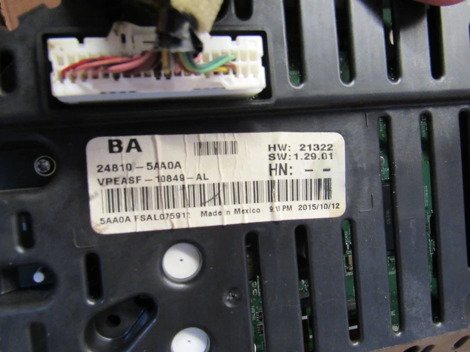 2015 2016 2017 Nissan Murano medidor de velocidade cluster 163511 milhas fabricante de equipamento original - Imagem 4 de 4