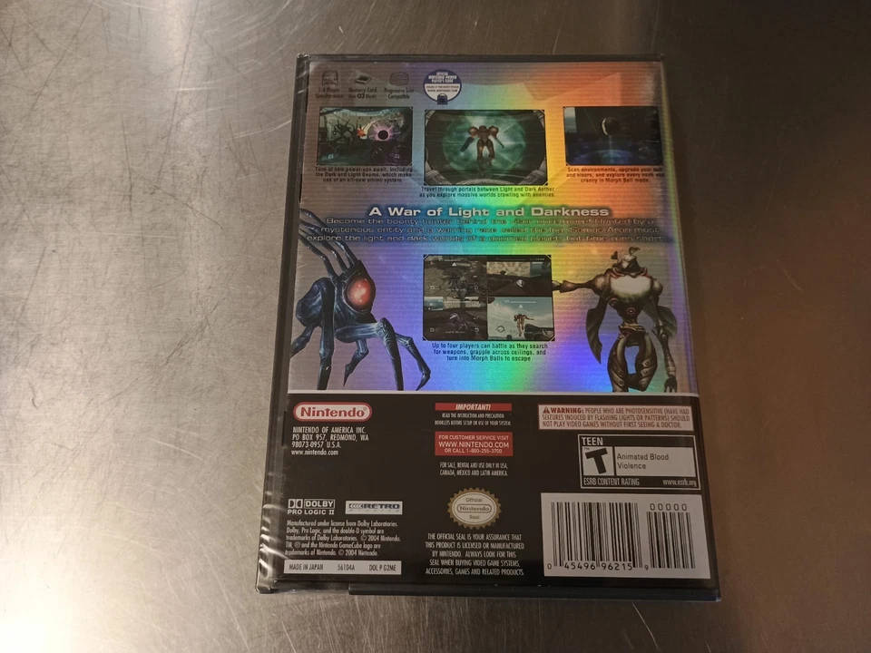 Metroid Prime 2 Echoes Nintendo GameCube 2004 Black Label Brand New Sealed - Image 2 of 3