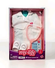 My Life As Doctor Fashion Set for 18-inch Doll, 7-pcs, Blue & White 🆕