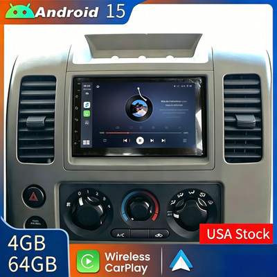 Car Radio Stereo Carplay For 2005-2009 Nissan Frontier 4+64G 7in Auto SWC