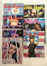 Barbie Bazaar magazines, lot of 7 Issues June 2001 Through June 2002 VG Cond.