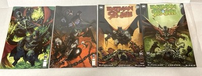 lot of 4 different Batman / Spawn #1 Greg Capullo & Todd McFarlane comic books