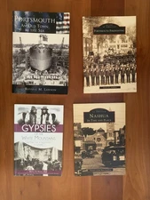 New Hampshire History Books - Lot of 4 - Nashua - Portsmouth