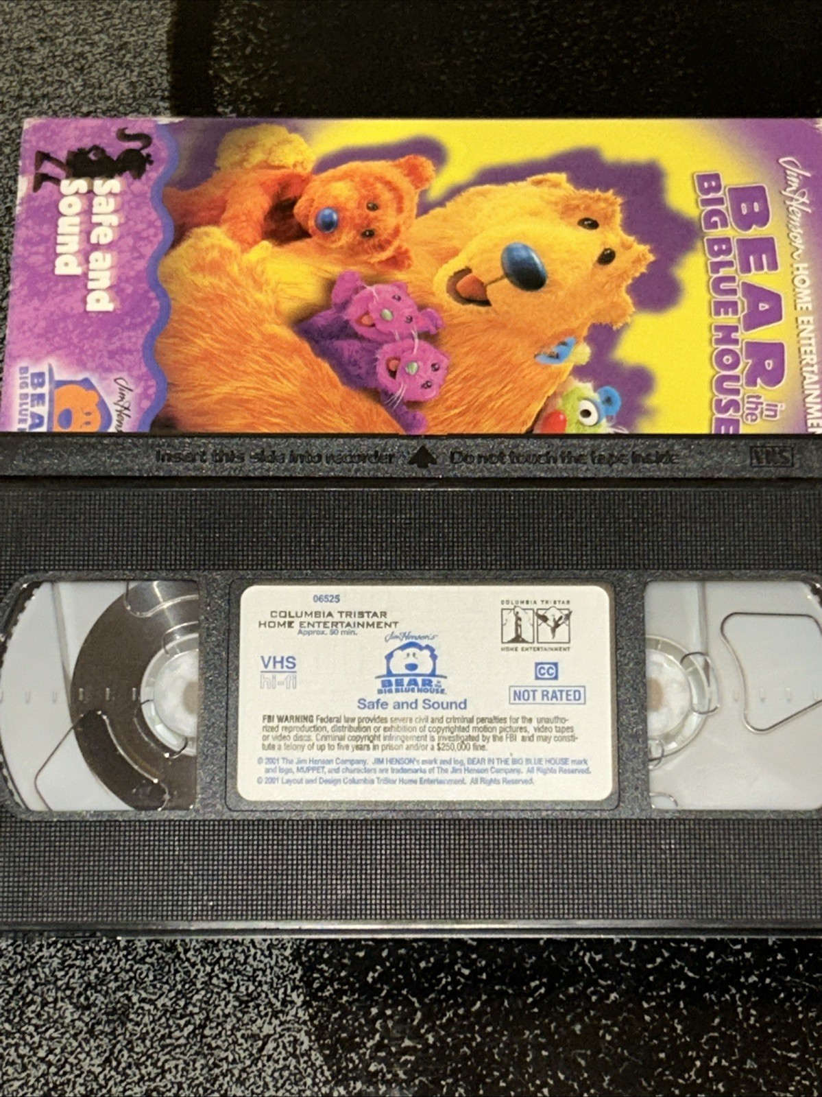 Bear in the Big Blue House Safe and Sound VHS 2001 Jim Henson Home ...