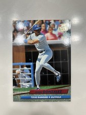 Fleer 1992 Ultra Juan Gonzalez Texas Rangers #132 Baseball Card