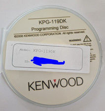 Kenwood KPG-119D 119DK Programming Disc Software CD Ver 1.01