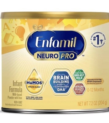 Enfamil NeuroPro Infant Formula Milk-based Powder with Iron 6 cans exp 10/1/27