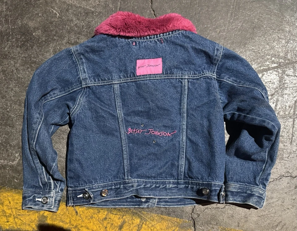 Vintage Y2K Betsey Johnson Girls Denim Jacket 4T - Image 2 of 4