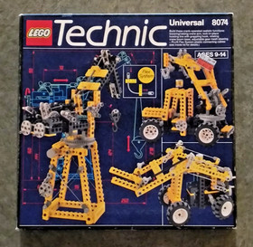 LEGO Technic Universal Flex System (8074) 100% Complete with Box & Instructions