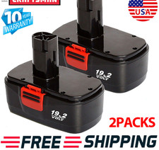 2pack 19.2 Volt For Craftsman Battery C3 Diehard 130279005 11376 130279003 11375
