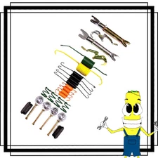 Complete Rear Brake Drum Hardware Kit for Toyota Corolla 2003-2006 Japan VIN