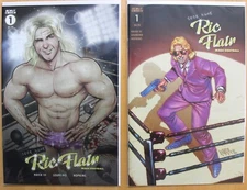 CODE NAME: RIC FLAIR #1 Two Cover Versions, VFNM Condition